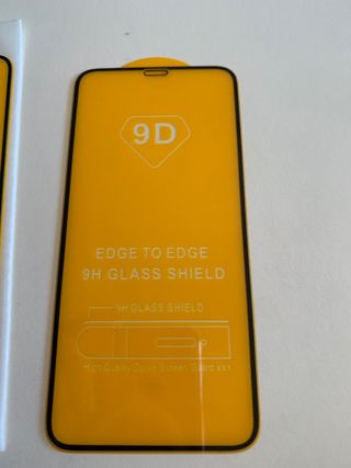 8Protector de pantalla y 2 fundas Iphone X,XS y 11