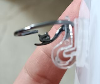 OFERTA✨PLATA LEY 925 GATO Anillo baño Oro Negro
