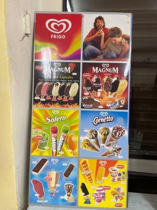 cartel de frigo