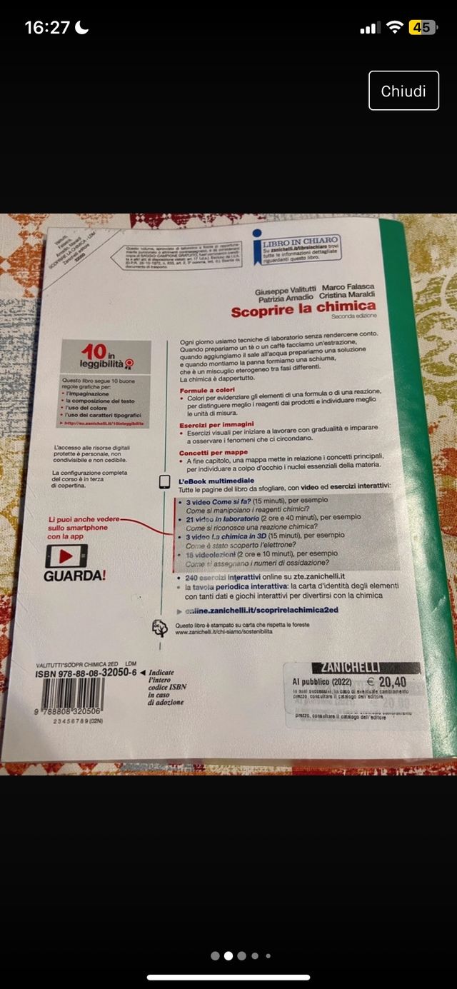 Scoprire la chimica - Zanichelli