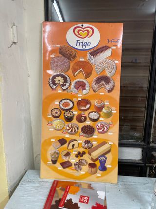 cartel de frigo tartas