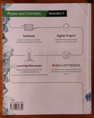 Libro "Physics and Chemistry" 3° ESO
