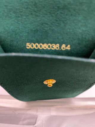 Funda Rolex verde nueva