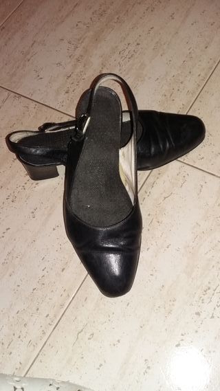 Sandalias mujer piel, talla 38 ancha