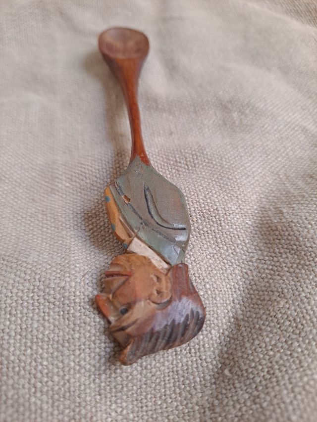 Frusta/cucchiaio intagliato Antic cullera