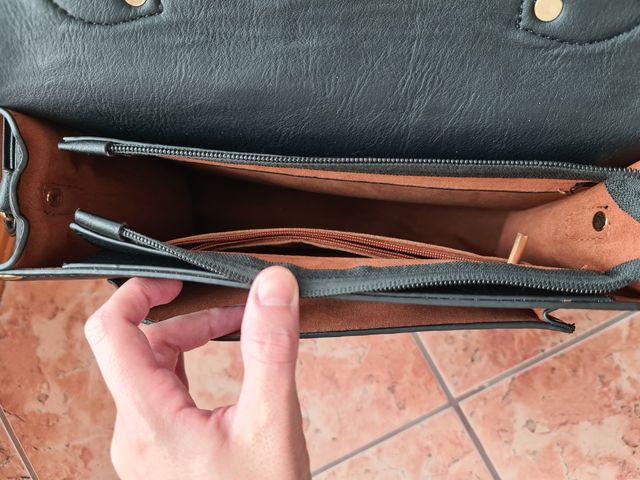 Borsa cartellina similpelle