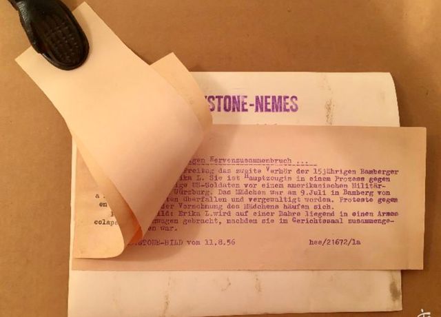 Foto 1956 - ERIKA L. BAMBERG.