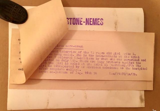 Foto 1956 - ERIKA L. BAMBERG.