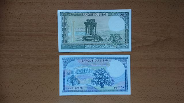 Billetes Líbano