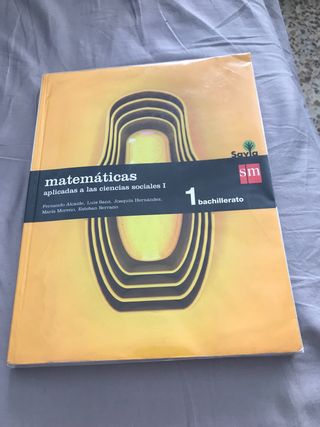 libro matematicas 1 bachillerato sm