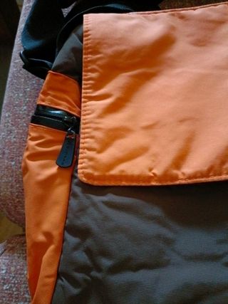 Bolsa cochecito Jane naranja y marrón