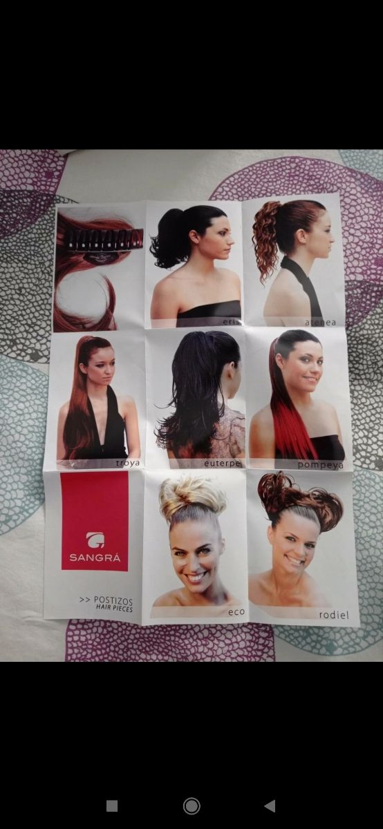 Coleta postiza, Sangrá.