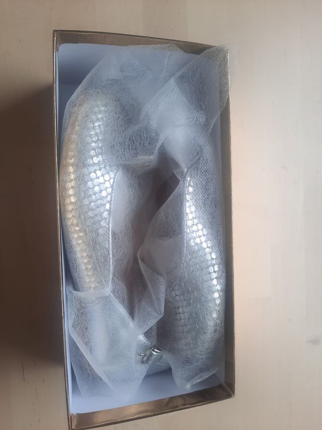 Bailarinas con pulsera T33 plateadas piel