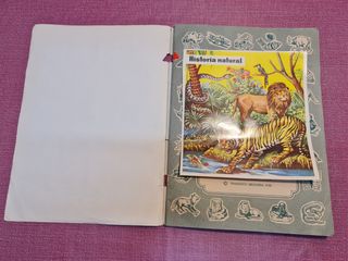 2 Album Cromos Historia Natural 1958