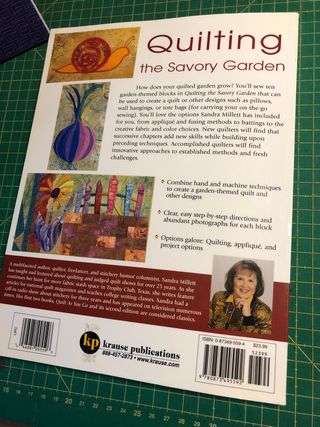 Libro de patchwork “Quilting the Savory Garden”