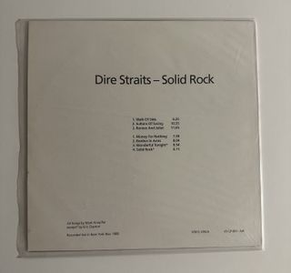 DIRE STRAITS LP "Solid Rock" ERIC CLAPTON