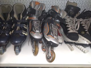 Patines en linea y de hielo. Liquidación venta por