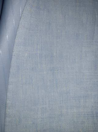 Chaqueta vintage de Lino azul claro