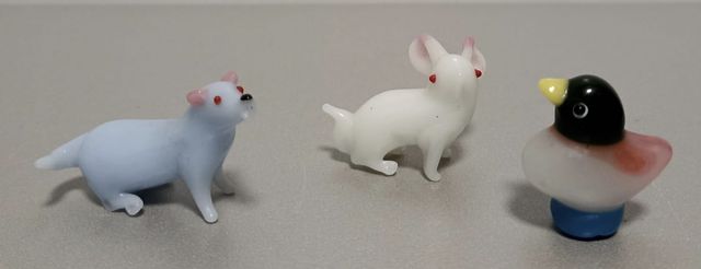 Lote Figuras Animales Cristal Murano