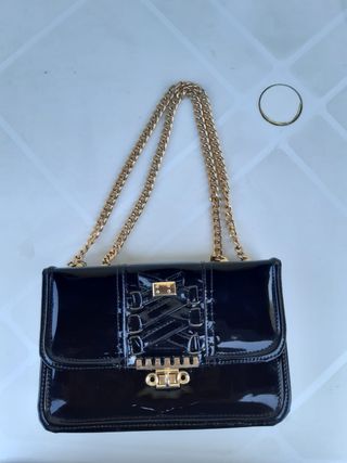 Borsa vintage con catenelle