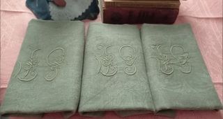 🫒 3 Servilletas francesas de lino