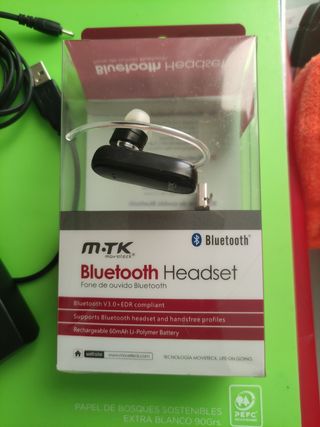 Auricular con micrófono bluetooth
