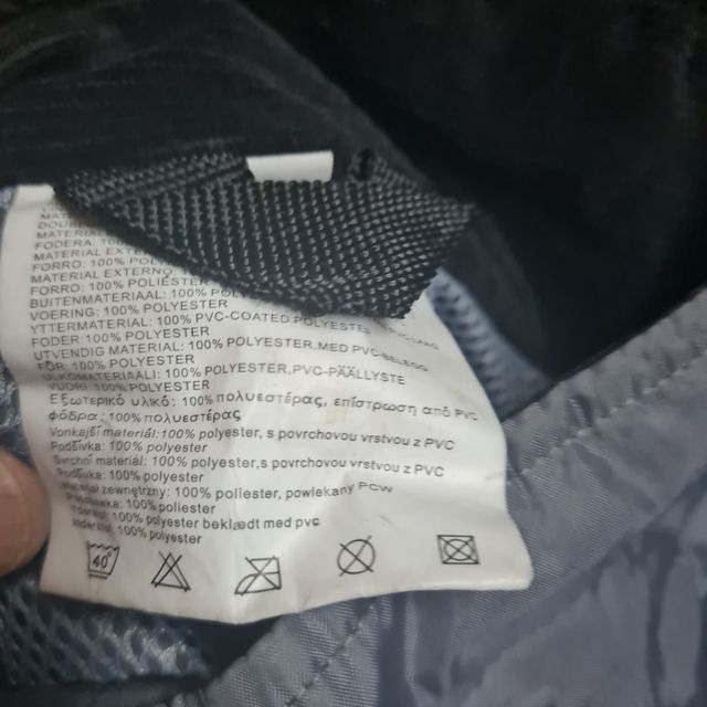 Impermeable peto moto