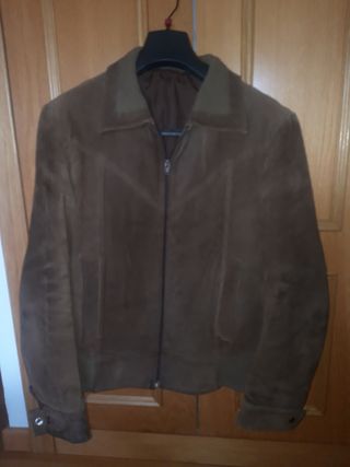Cazadora piel vuelta