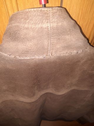 Cazadora piel vuelta