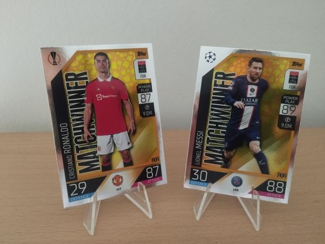Lote Messi, CR, Vini y mbappe  Macht Attax 22/23