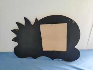 Perchero espejo madera Sol Luna Estrellas Grande