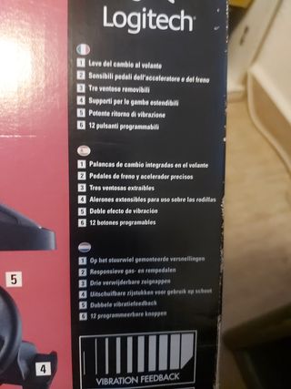 Volante y pedales logitech para PC chollazo!!!