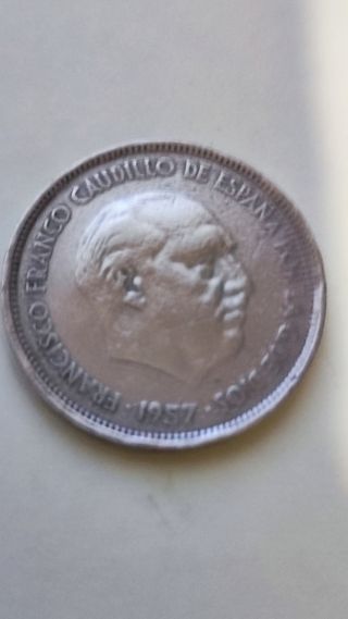 Moneda de 25 pesetas 1957*65