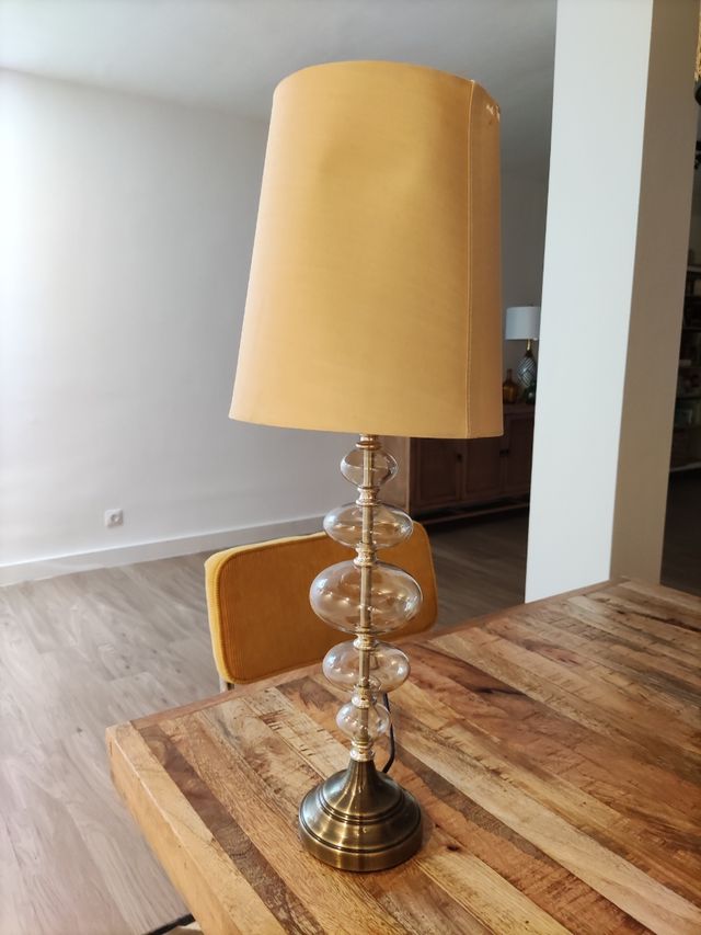 Lámpara burbujas de cristal