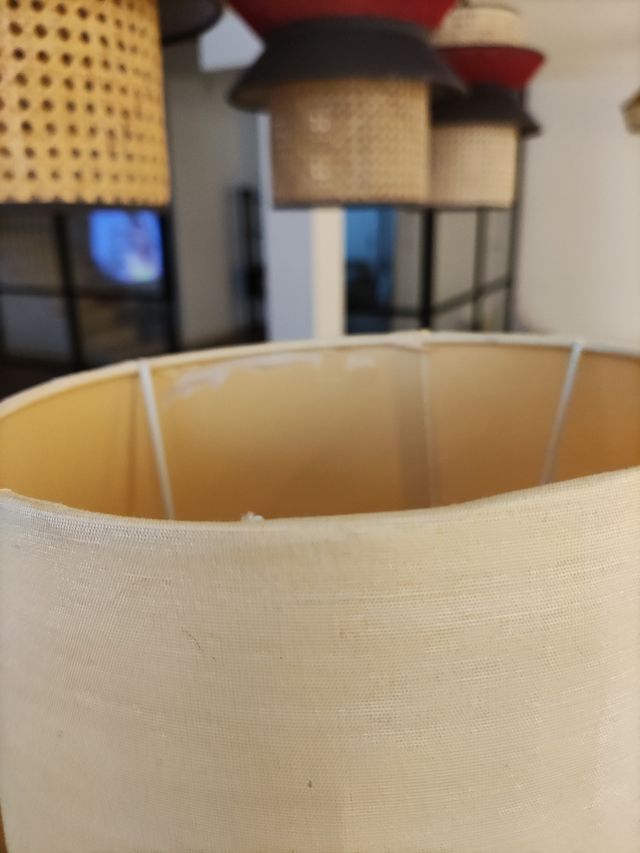 Lámpara burbujas de cristal