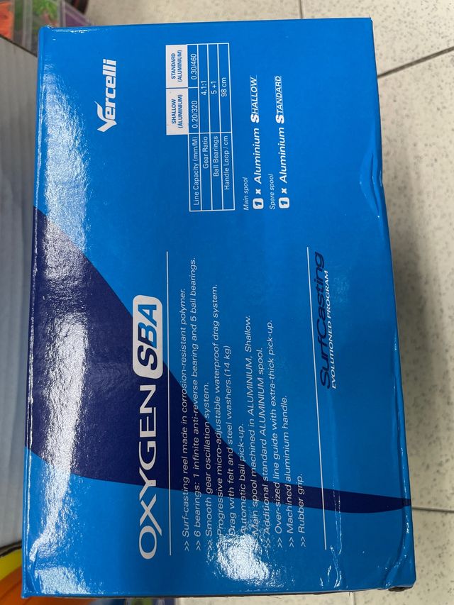 carrete Vercelli Oxigen SBA.