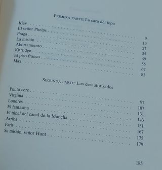 Libro misión imposible