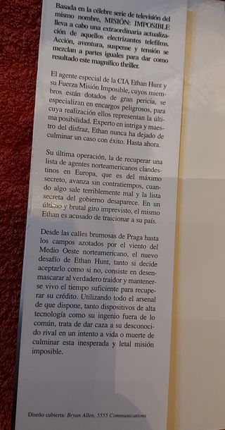 Libro misión imposible