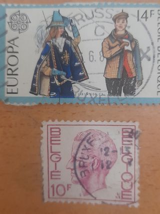 Lote de sellos de belgica, 15 euros