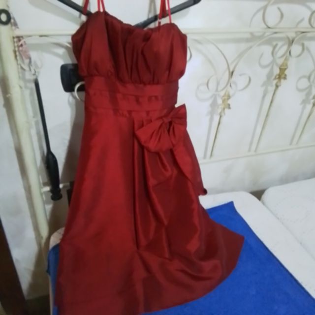 Abito cocktail rosso