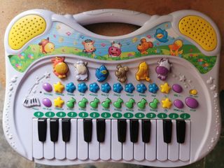 Teclado musical infantil