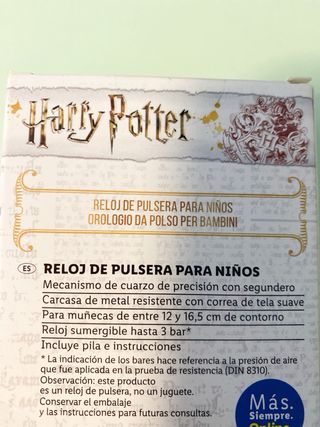 Reloj Harry Potter