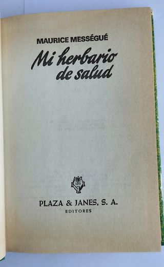 Mi herbario de salud