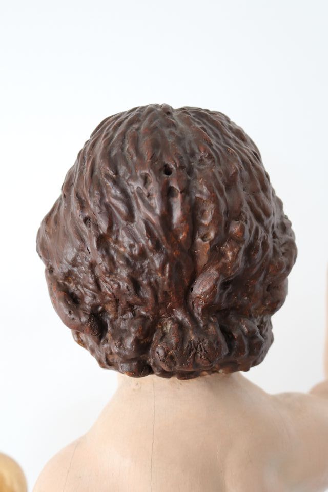 Escultura talla de madera del Niño Jesús S. XVIII