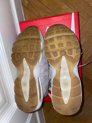 Air max 95 grises y rosas terciopelo