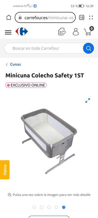 Minicuna de colecho portátil