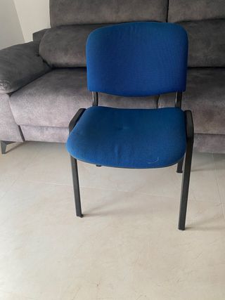 Silla azul oficina / escritorio
