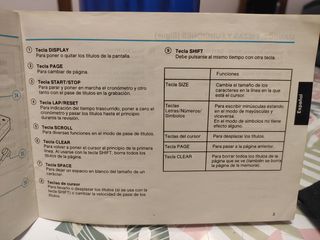 Generador de caracteres para cámara