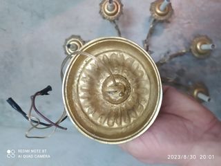 Lámpara de araña de bronce