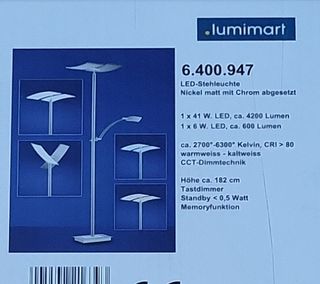 Lámpara de pie LED OFERTA ULTIMA LÁMPARA